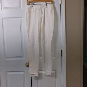Old Navy White Pixie dress pants Sz 4